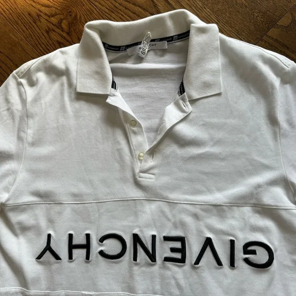 Givenchy upside down logo polo size L - Picture 2 of 7